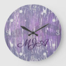 Search for plum purple clocks Lavender