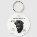 Search for black lab round key rings Retriever