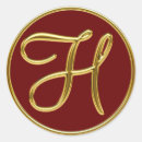 Search for gold monogram h stickers Letter