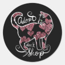 Search for cat adoption stickers Kitty