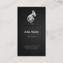 Search for horn business cards Brass