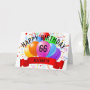 Search for 66th birthday cards 66 years old