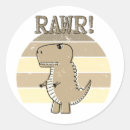 Search for cute cartoon dinosaur stickers T rex