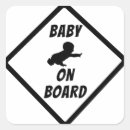 Search for sign board stickers Baby on board