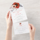 Search for red return address invitations Modern