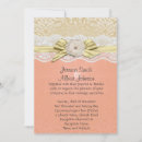 Search for gold and coral wedding invitations Luxury