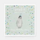Search for penguin napkins Winter birthday