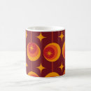 Search for retro atomic pattern mugs Starburst