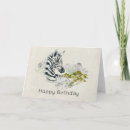 Search for wild zebra cards Watercolor
