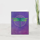 Search for dragonfly note cards Blue