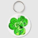Search for green clover key rings Leaf