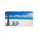 Search for beach chair return address labels Caribbean
