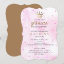 Search for princess is on her way invitations Crown