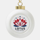 Search for lotus christmas tree decorations Harris