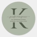Search for green address stickers Elegant