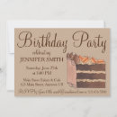 Search for chocolate cake birthday invitations Dessert