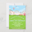 Search for amusement park party invitations Ferris wheel