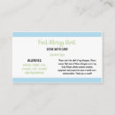 Search for allergy business cards Food