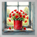Search for red poppies posters Flowers
