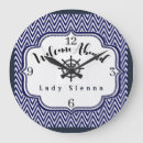 Search for ships wheel clocks Blue