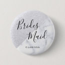 Search for gray wedding badges Bridesmaid