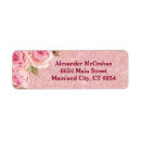 Search for engagement return address labels Blush pink
