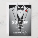 Search for suit up groomsman cards Groomsmen