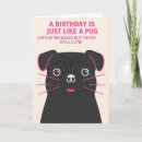 Search for wrinkle cards Pug