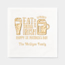 Search for irish shamrock napkins Beer