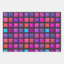 Search for mosaic tile wrapping paper Pink