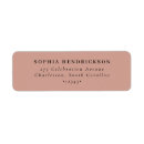 Search for terra cotta return address labels Elegant