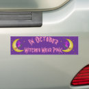 Search for october bumper stickers Witch