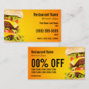 Search for burger business cards Diner