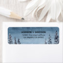 Search for winter scene return address labels Snow