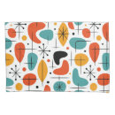 Search for retro atomic pattern pillowcases 1950s