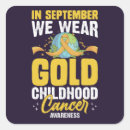 Search for childhood cancer stickers Yellow