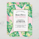 Search for monstera leaf birthday invitations Greenery