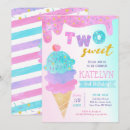Search for two sweet ice cream birthday invitations Second