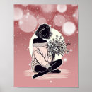Search for woman silhouette posters Girly