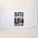 Search for sloth beach towels Kawaii