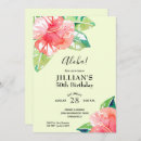 Search for hibiscus birthday invitations Floral