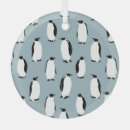Search for black and white penguin christmas tree decorations Nature