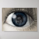 Search for eyeball posters Blue