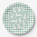Search for green gingham plates Baby shower