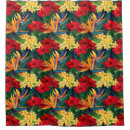 Search for tropical shower curtains Flowers