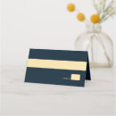 Search for navy blue place cards Blue and gold