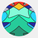 Search for stained glass bird stickers Cardinal