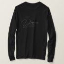 Search for black tshirts Script typography