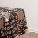 Search for coffee tablecloths Cappuccino