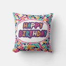 Search for happy birthday cushions Red